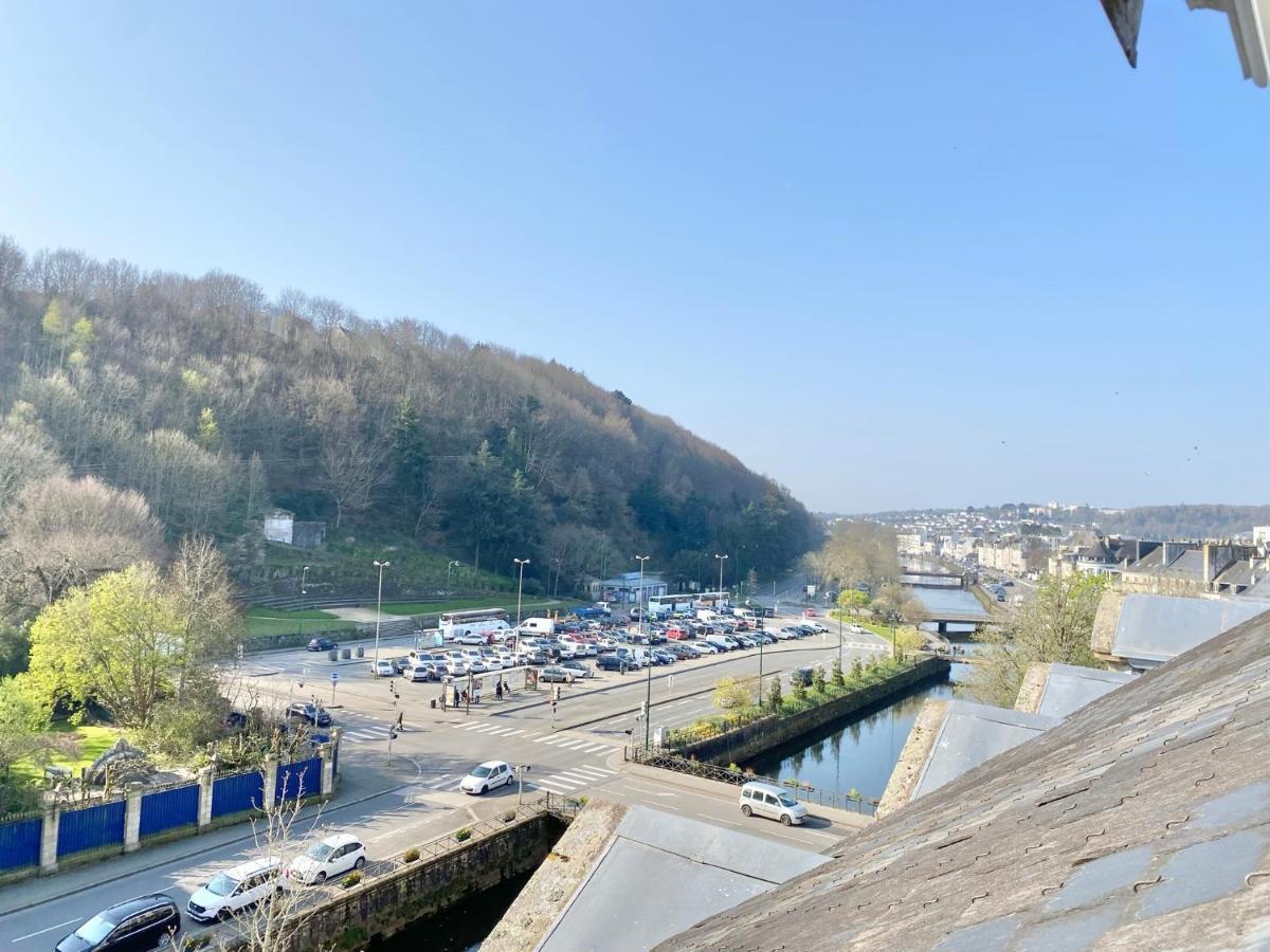 Le Nid Des Quais - Vue Panoramique Au Coeur De La Ville - Wifi - Entree Autonome Quimper Bagian luar foto