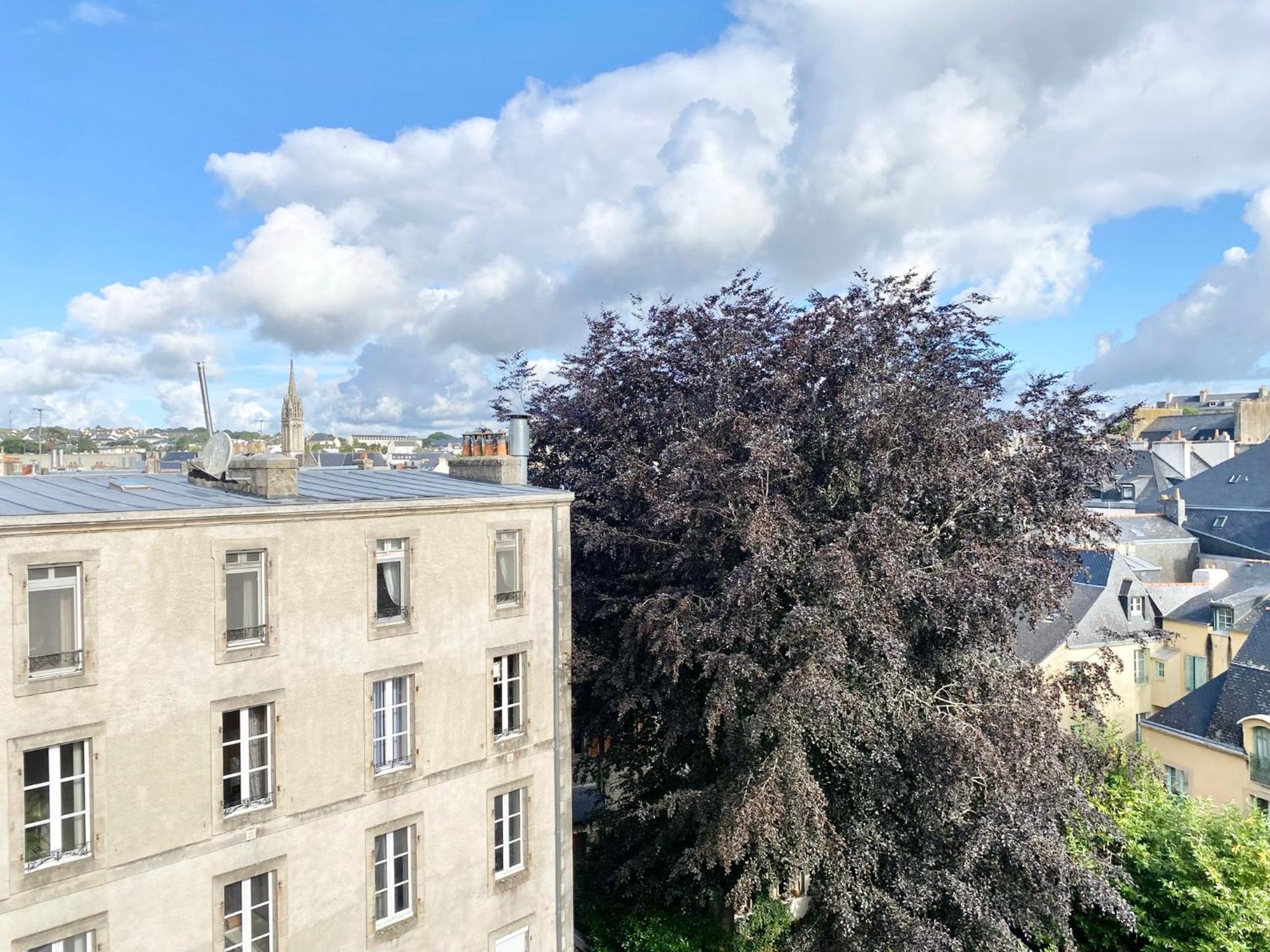 Le Nid Des Quais - Vue Panoramique Au Coeur De La Ville - Wifi - Entree Autonome Quimper Bagian luar foto